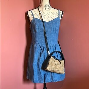 Denim Romper
